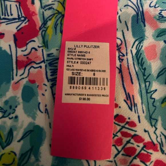 Lilly Pulitzer Postcards from Positano Dress, NWT, Size 6 - Picture 6 of 8